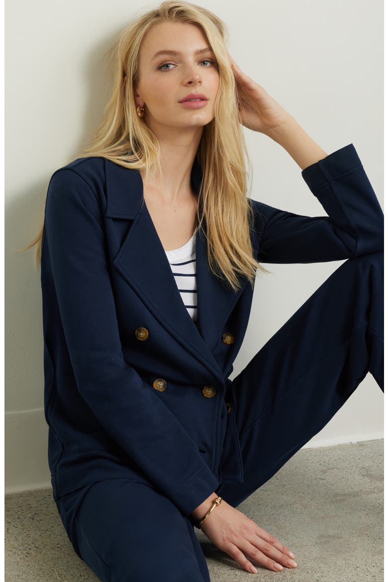Straight Leg Sweatpants, Alternate, color, NAVY BLAZER