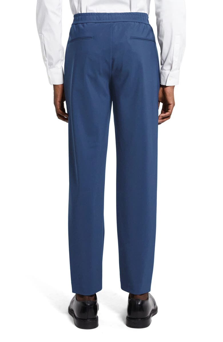 Theory Mayer Precision Ponte Knit Pants, Alternate, color, Deep Atlantic