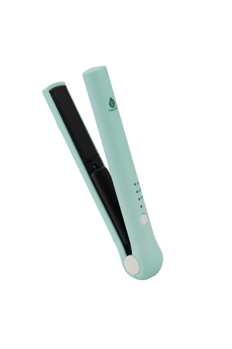 USB Rechargeable Cordless Hair Straightener, Main, color, Green