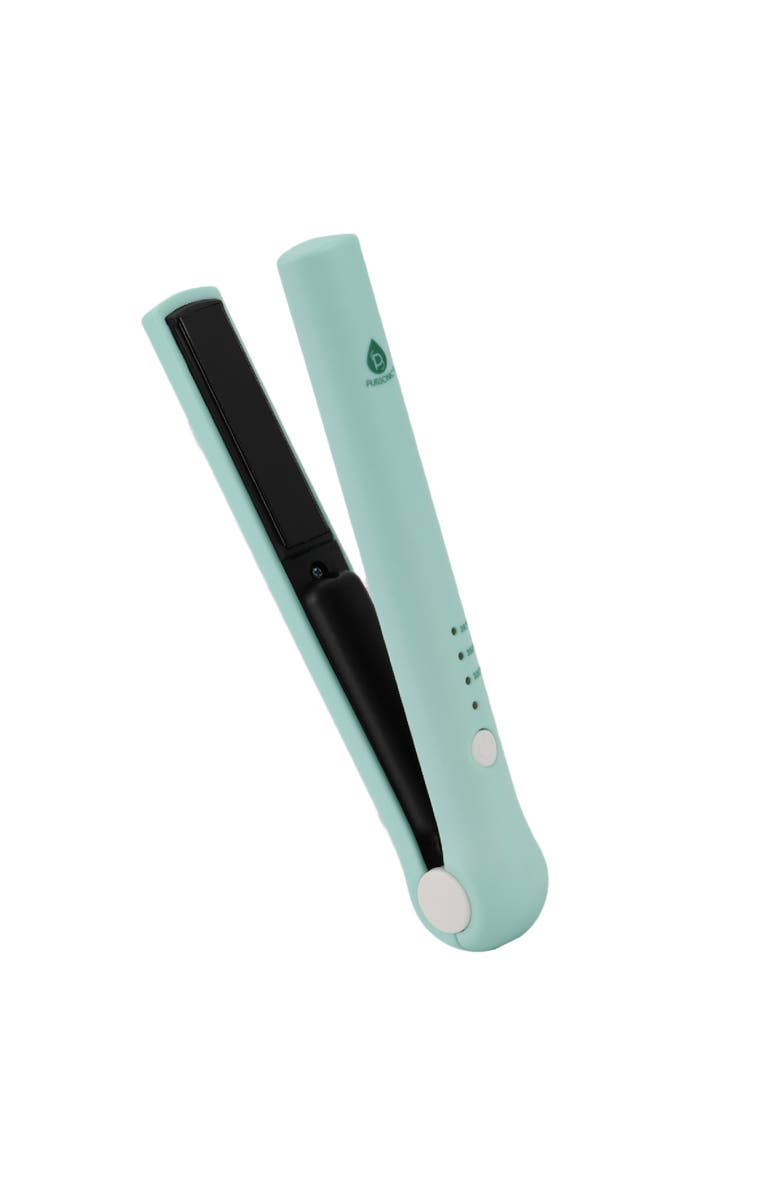 PURSONIC USB Rechargeable Cordless Hair Straightener, Main, color, Green