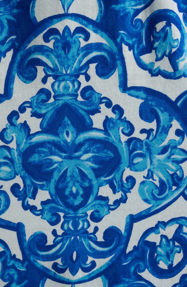 CITY BLUES Allover Print Sleeveless Maxi Dress, Alternate, color, Cobalt