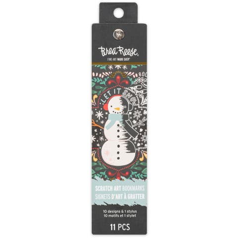 Scratch Art Bookmark Kit Holiday