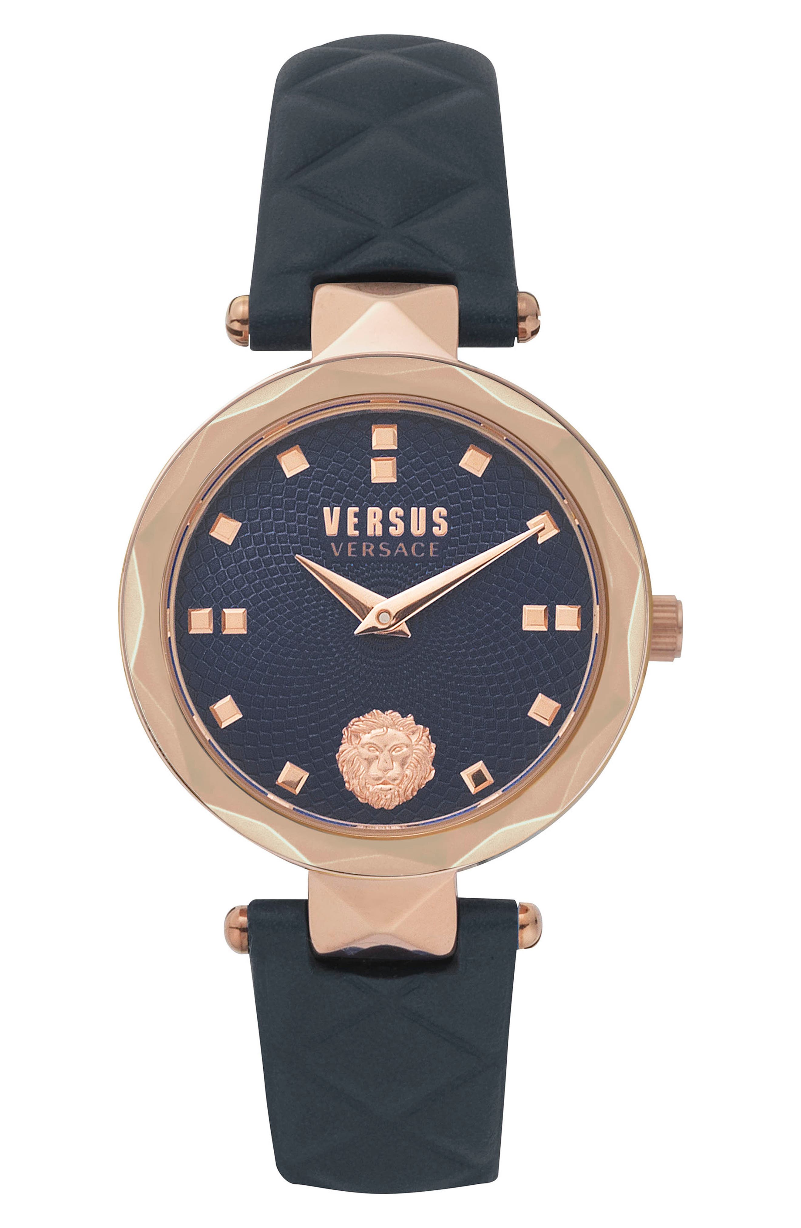VERSUS Versace Covent Garden Leather Strap Watch, 32mm