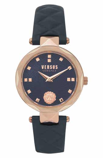 VERSUS Versace Covent Garden Leather Strap Watch, 32mm