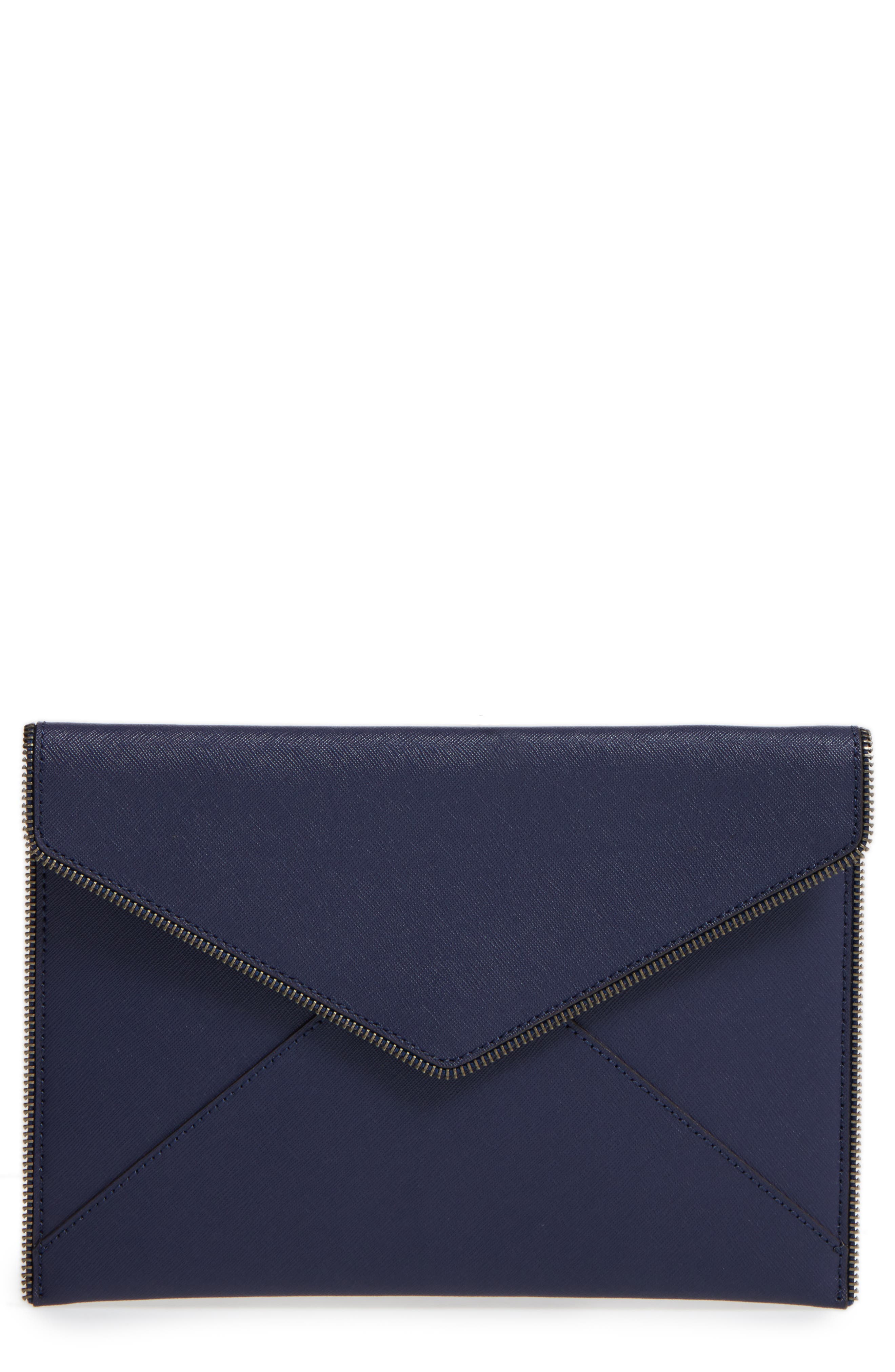 Leo Envelope Clutch, Main, color, ECLIPSE