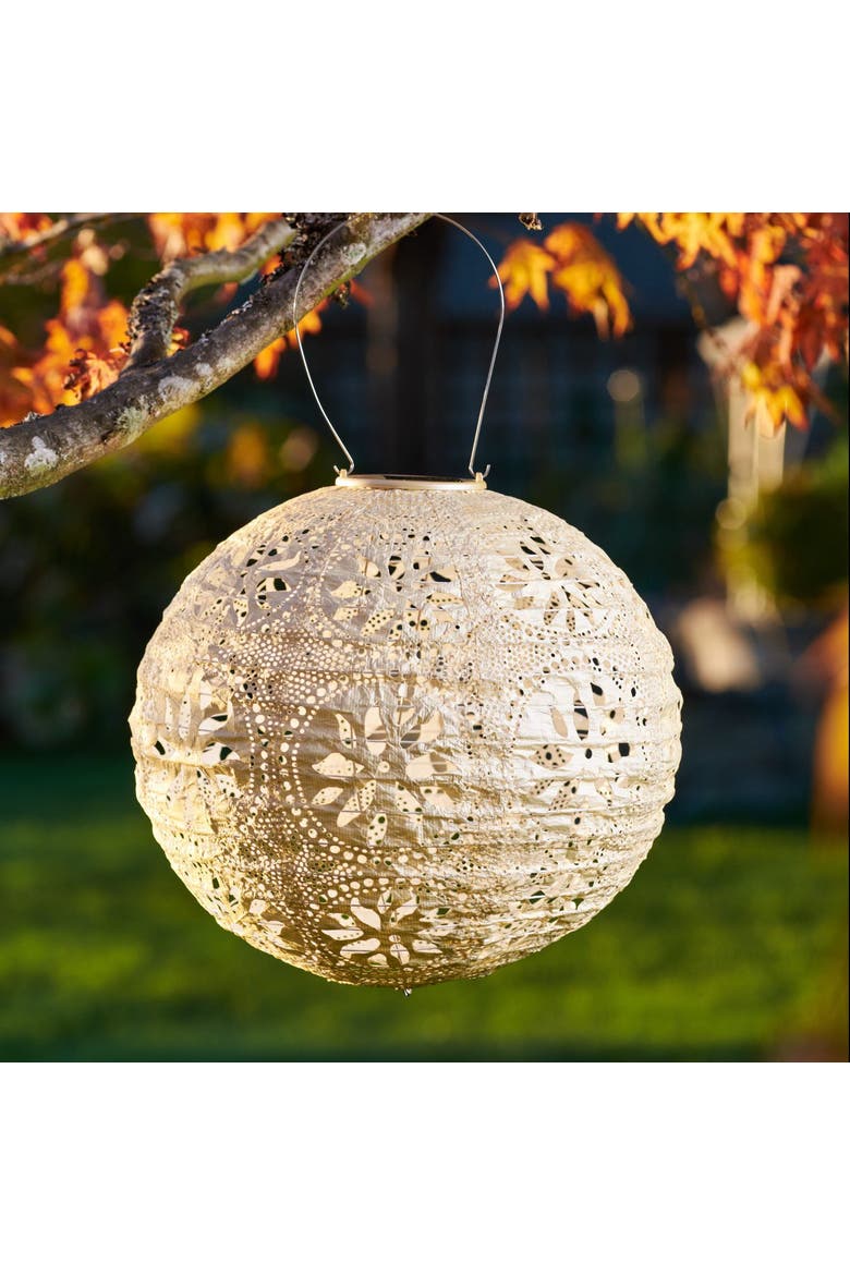 Soji Stella Solar Lantern Multi-Shape 3-pack, Alternate, color, Off White