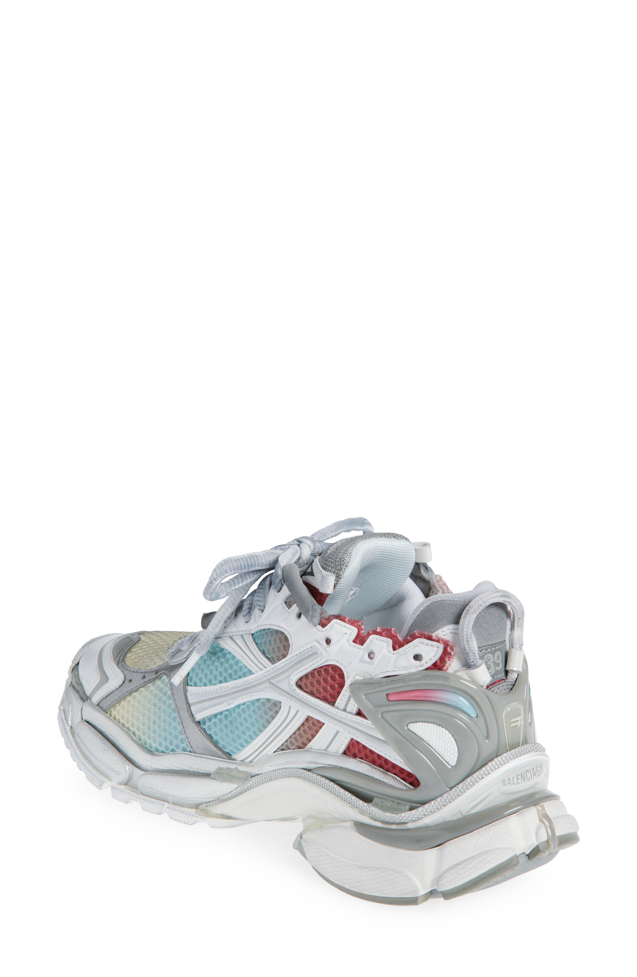 Balenciaga Runner Sneaker, Alternate, color, White/ Grey/ Blue/ Red/ Beige