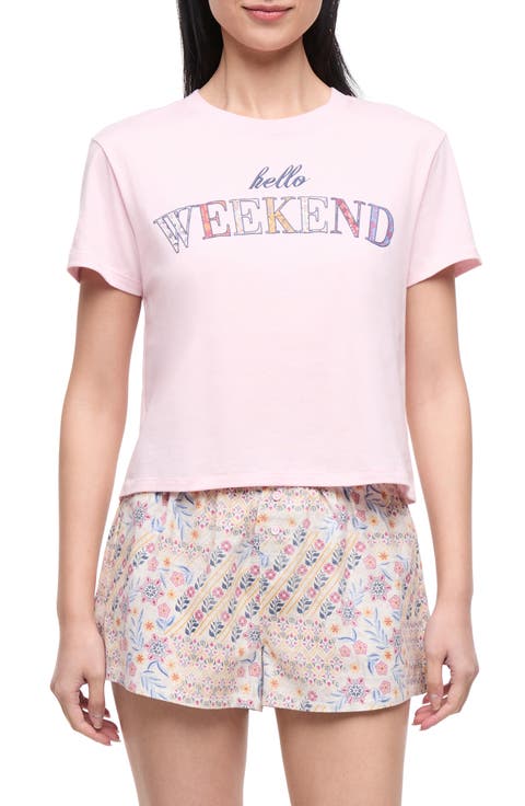 Hello Weekend Short Pajamas