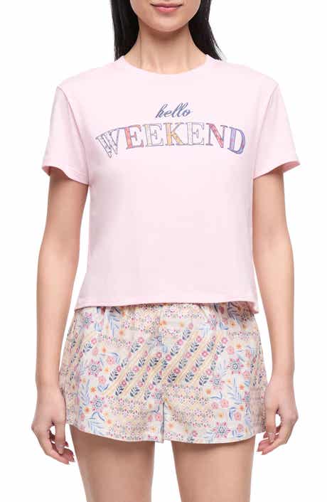 Wildfox Hello Weekend Short Pajamas