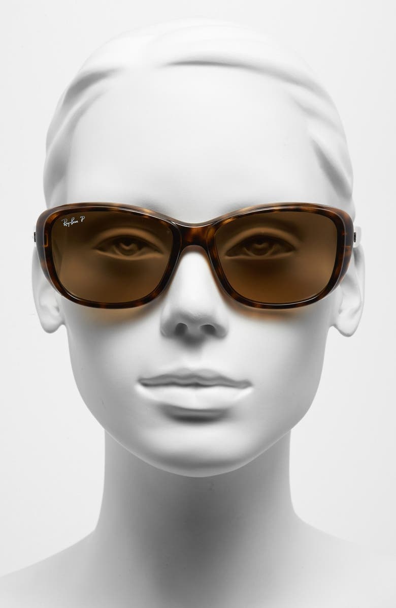 Ray-Ban 'Classic' 56mm Polarized Sunglasses, Alternate, color, Havana