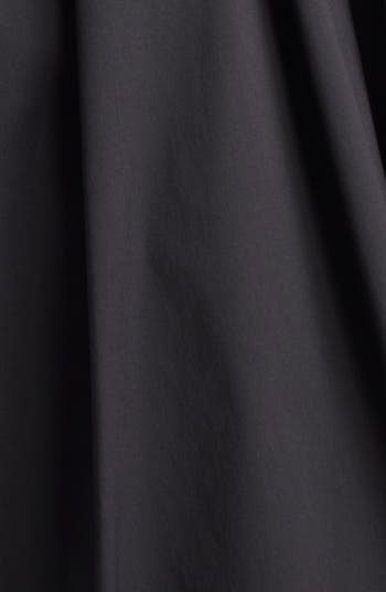 Cotton Blend Poplin Belted Shirtdress
