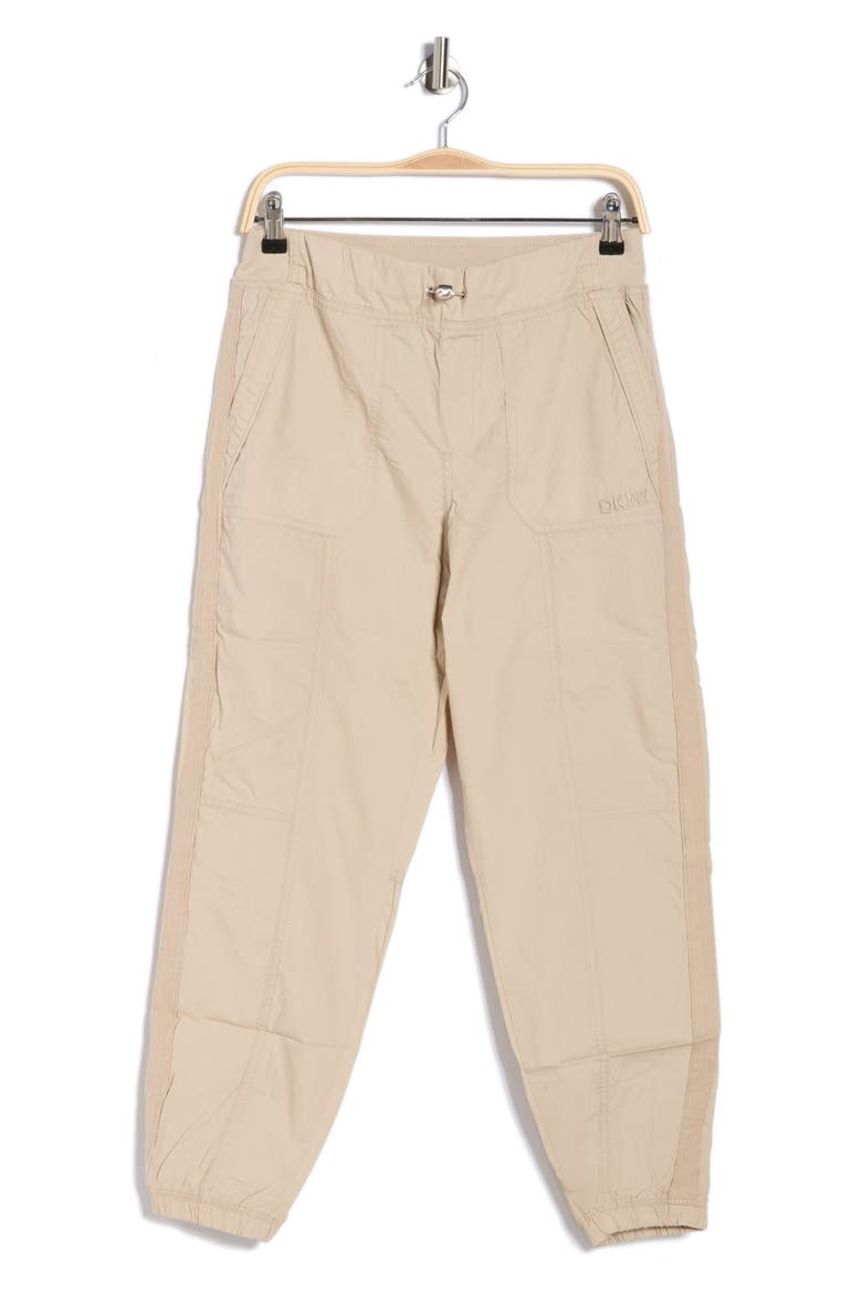 Drawcord Waist Cotton Cargo Joggers, Alternate, color, PEBBLE