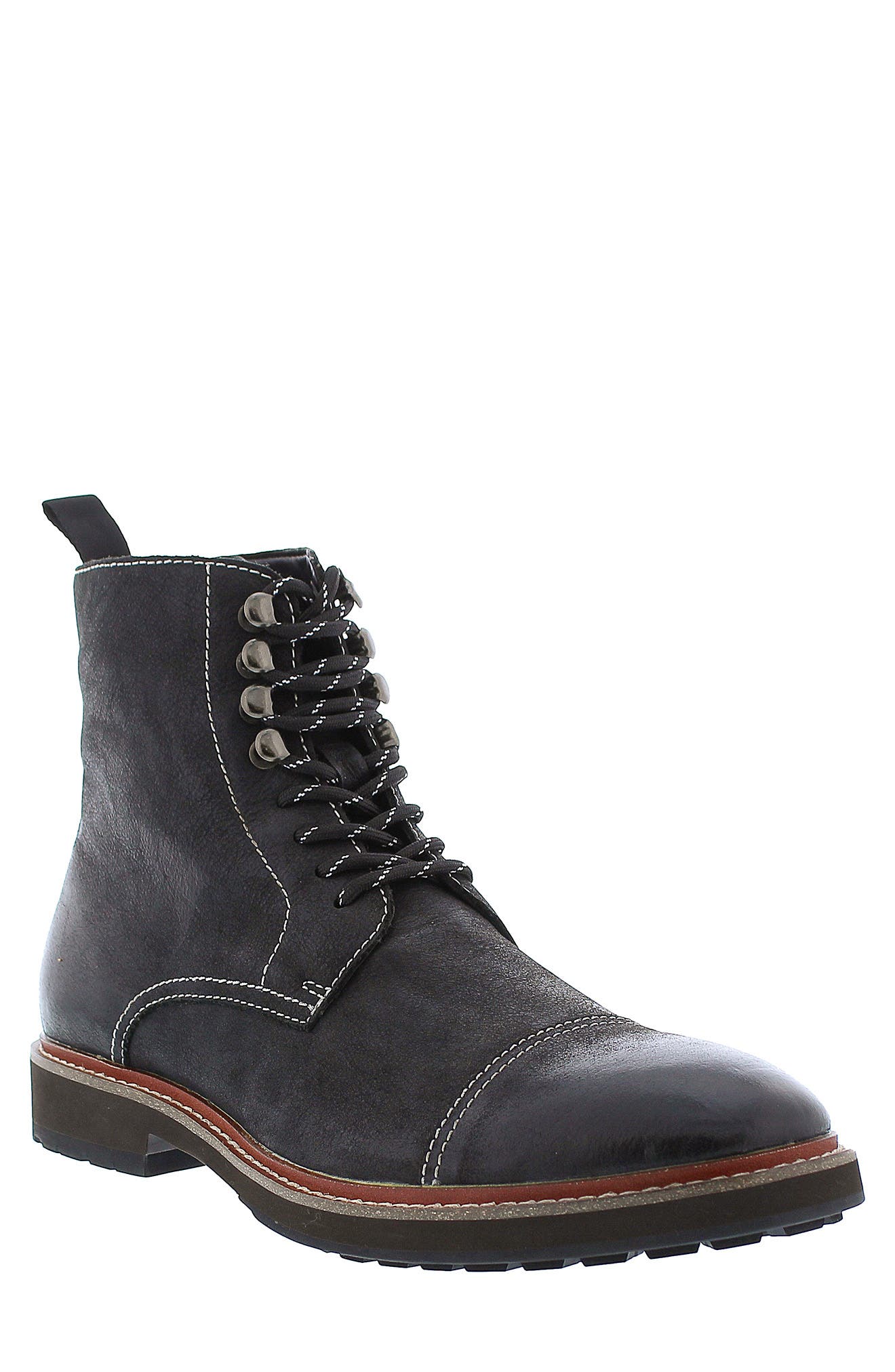 English Laundry Wolcott Cap Toe Mixed Media Boot, Main, color, 