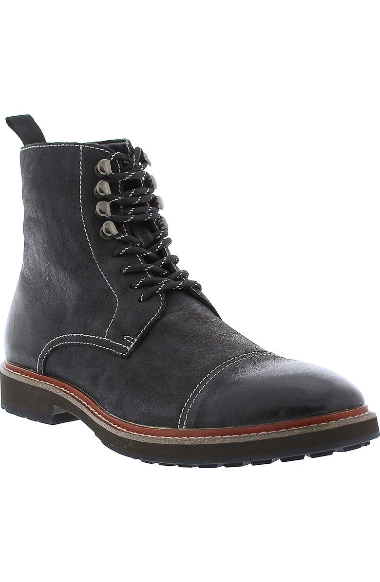 English Laundry Wolcott Cap Toe Mixed Media Boot, Main, color,
