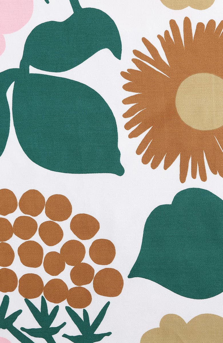 Marimekko Pieni Kukkatori Duvet Cover & Shams Set, Alternate, color, Pink/ Beige