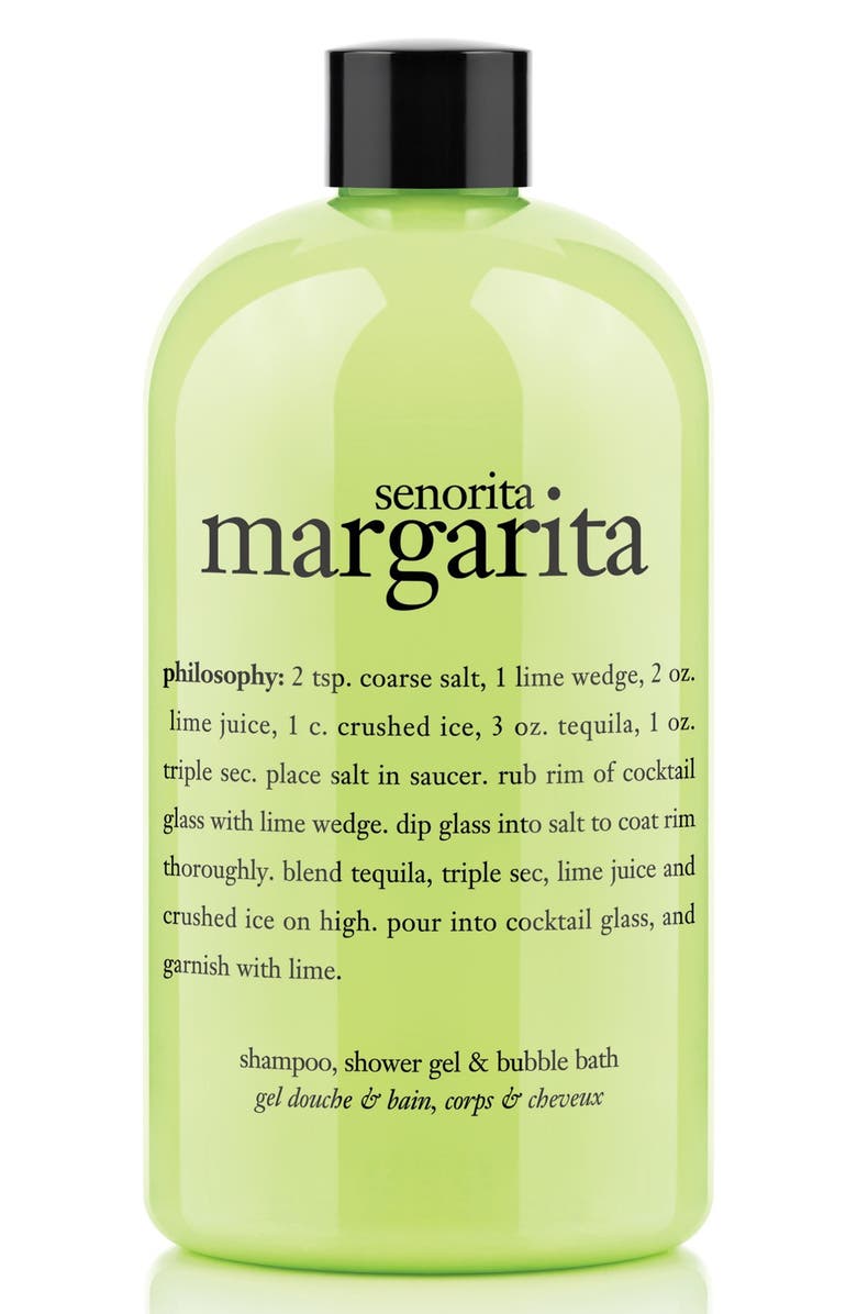 philosophy señorita margarita shampoo, shower gel & bubble bath, Main, color,