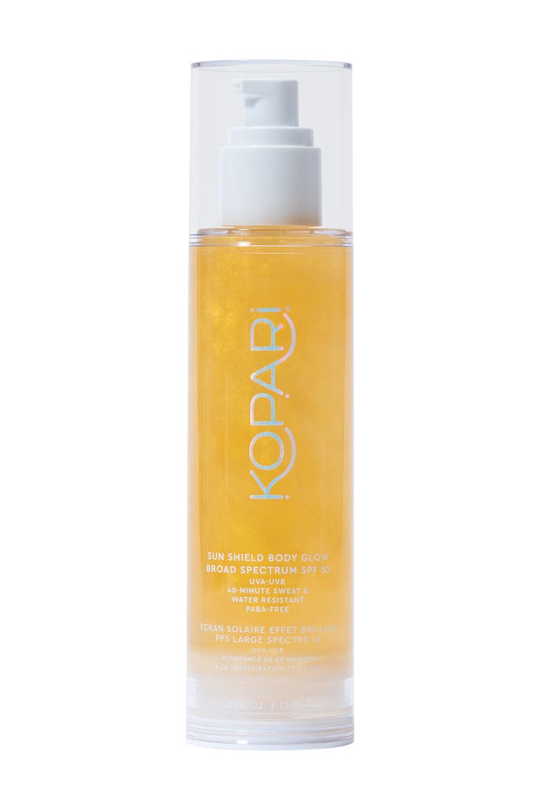 Sun Shield Body Glow Sunscreen SPF 50, Main, color, NO COLOR