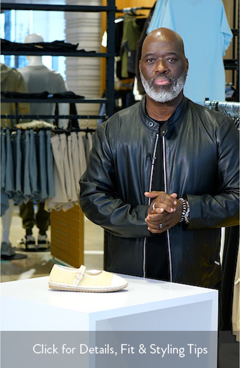 Palomaa Espadrille Mary Jane Cap Toe Flat, sales video thumbnail