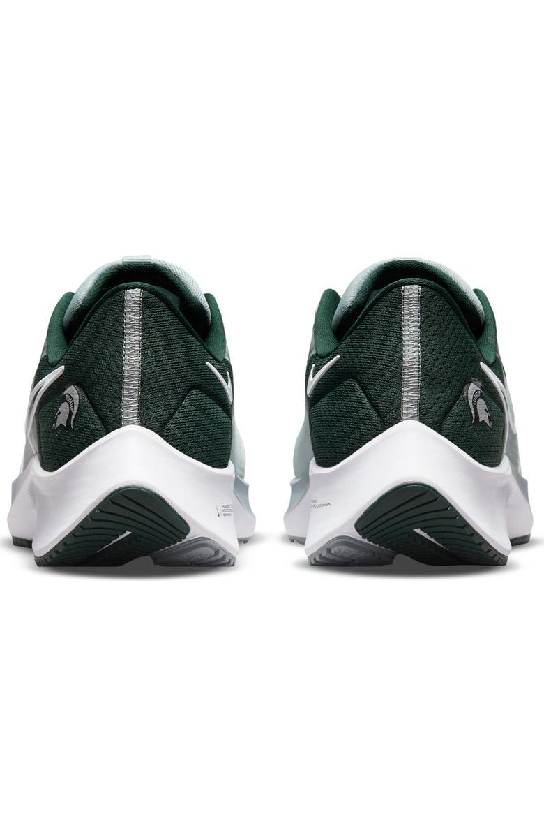 Nike Unisex Nike Gray Michigan State Spartans Zoom Pegasus 38 Running Shoe, Alternate, color,