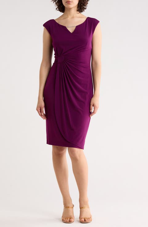 Ity Trim Detail Sheath Dress