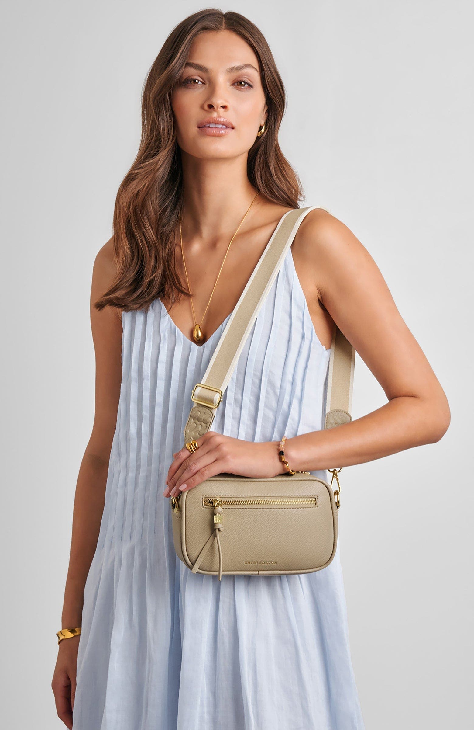 Lottie Crossbody Bag, Alternate, color, Light Taupe