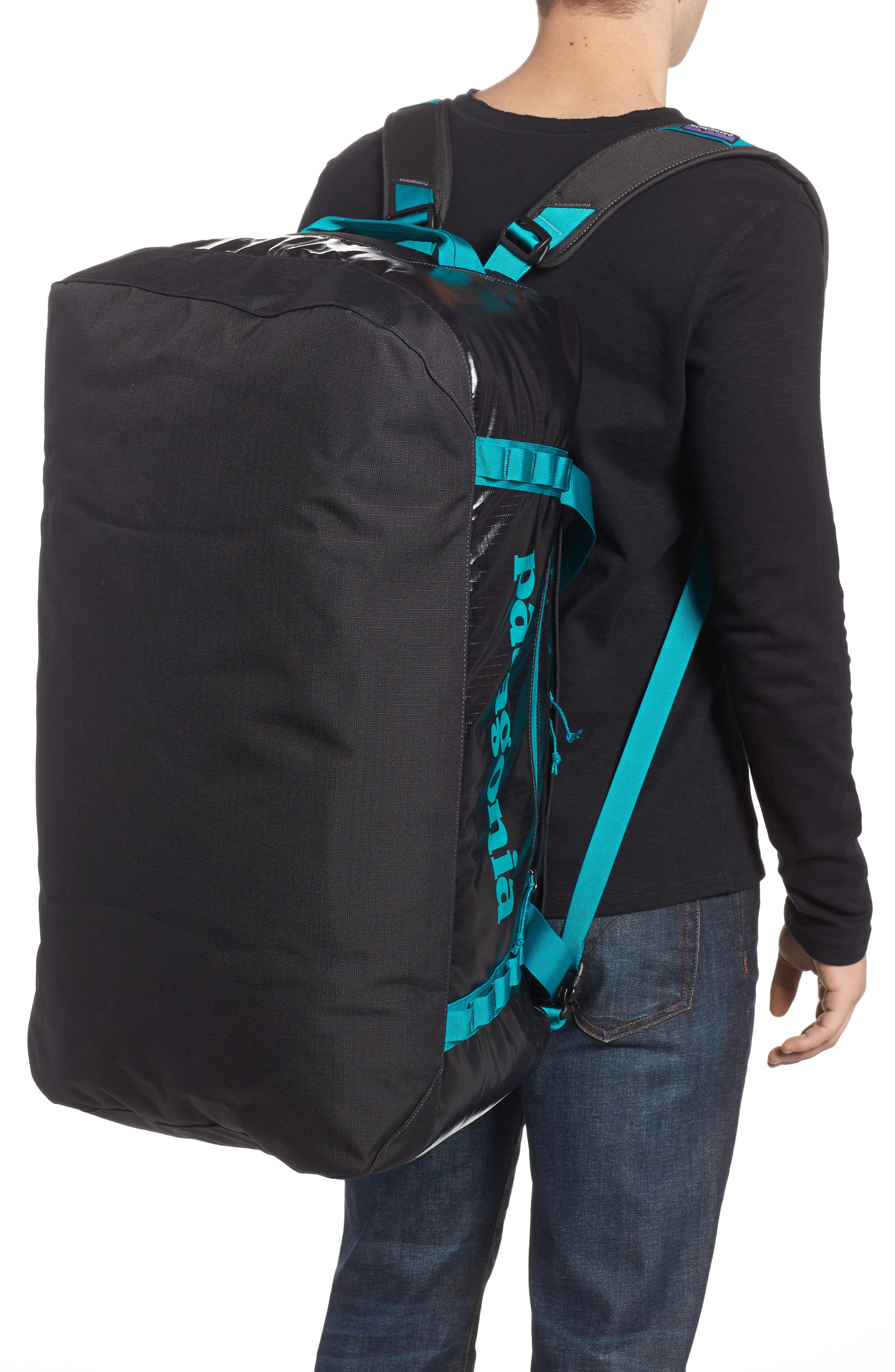 Patagonia Black Hole Recycled Water Repellent 90-Liter Duffle Bag, Alternate, color, 