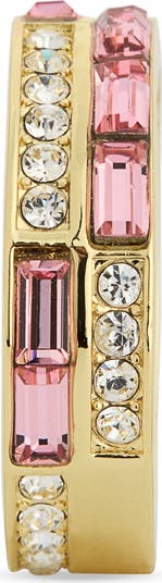 Art Deco Crystal Band Ring
