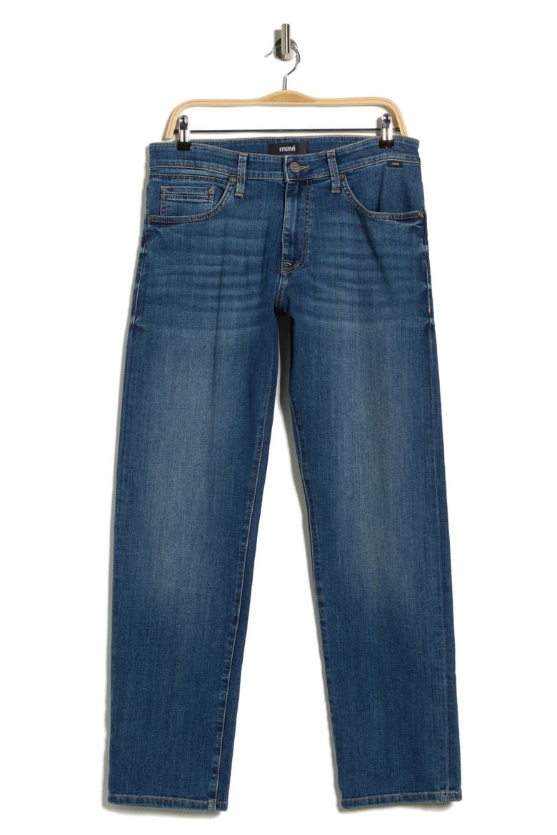 Zach Mid Rise Straight Leg Jeans, Alternate, color, MID AUSTIN