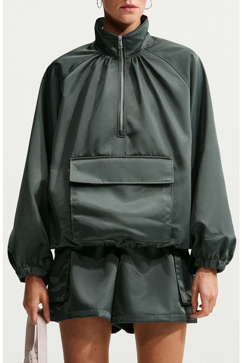Satin Anorak, Main, color, 303 CMOGRN/ CMOGRN