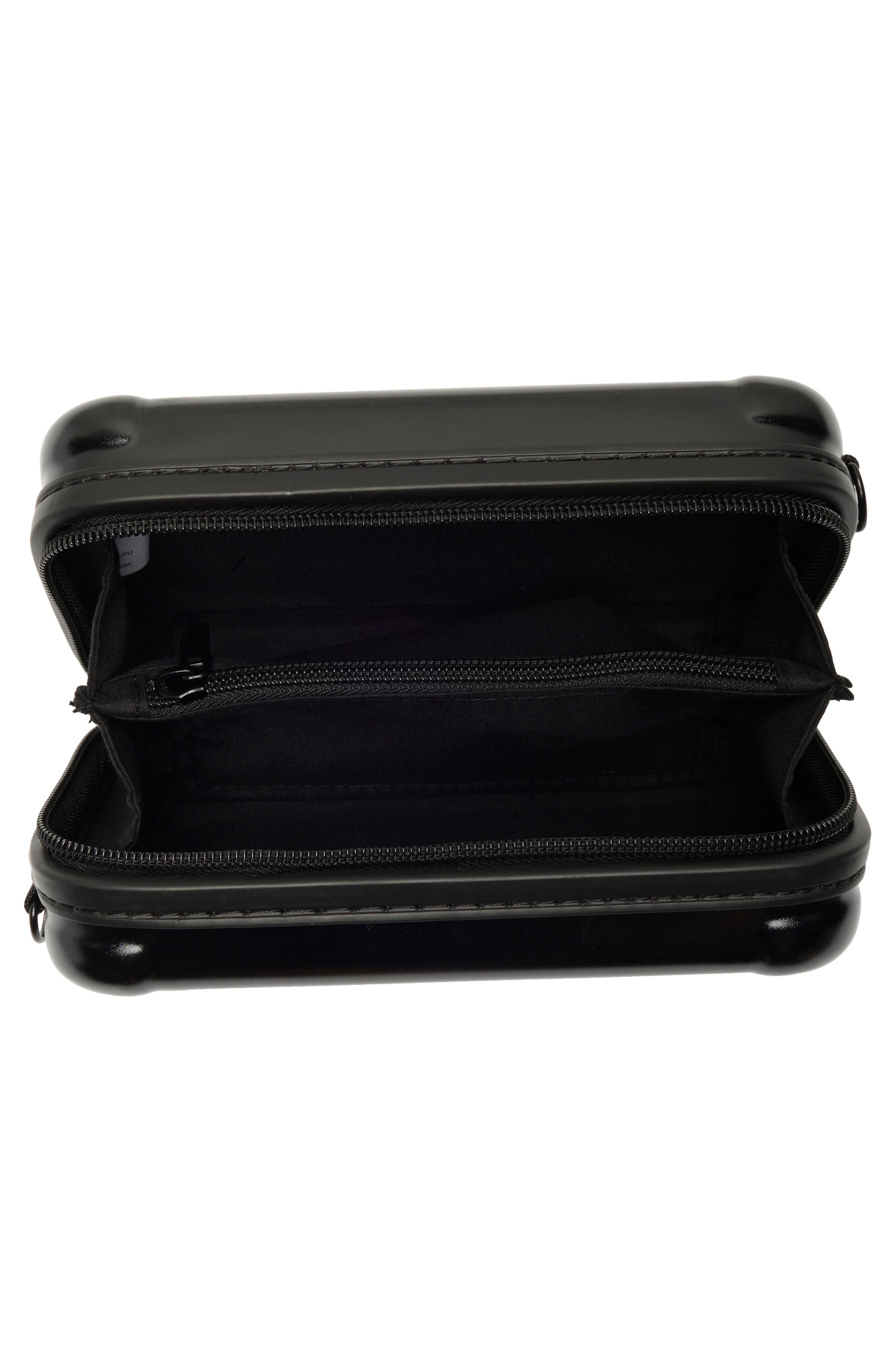 MYTAGALONGS Breifcase Hardside Luggage Case, Alternate, color, Black