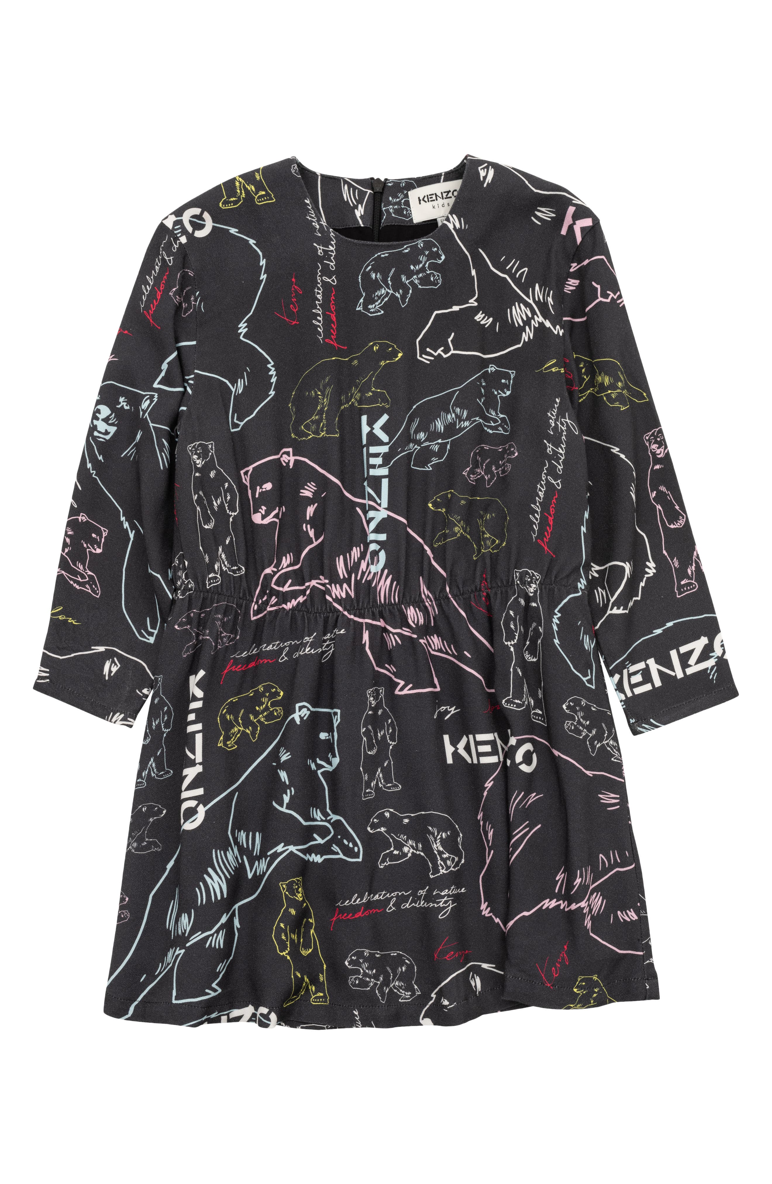 kenzo long sleeve dress Women's Kenzo Dresses Long Sleeve Black Size 36