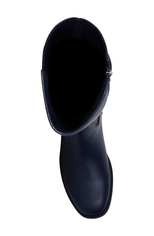 Ninety Union Crush Knee High Boot In Blue
