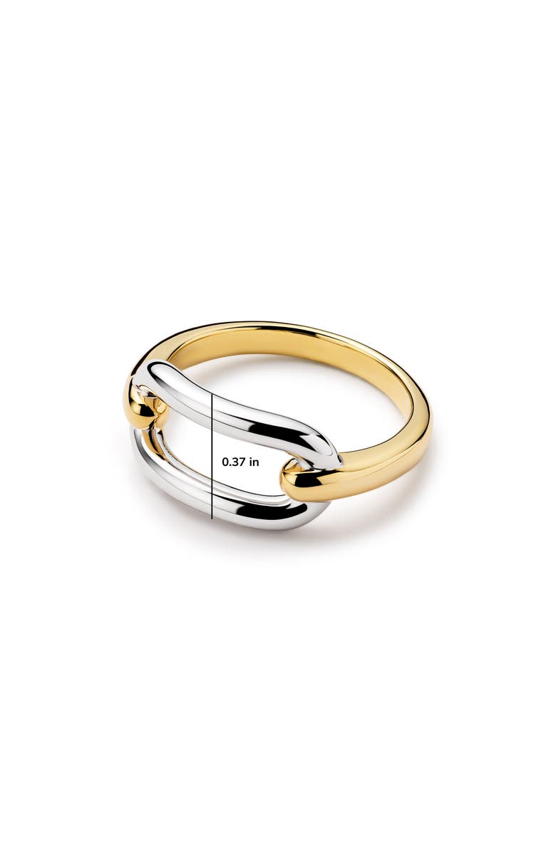 Ana Luisa Blake Two-Tone Ring, Alternate, color, Gold / Silver