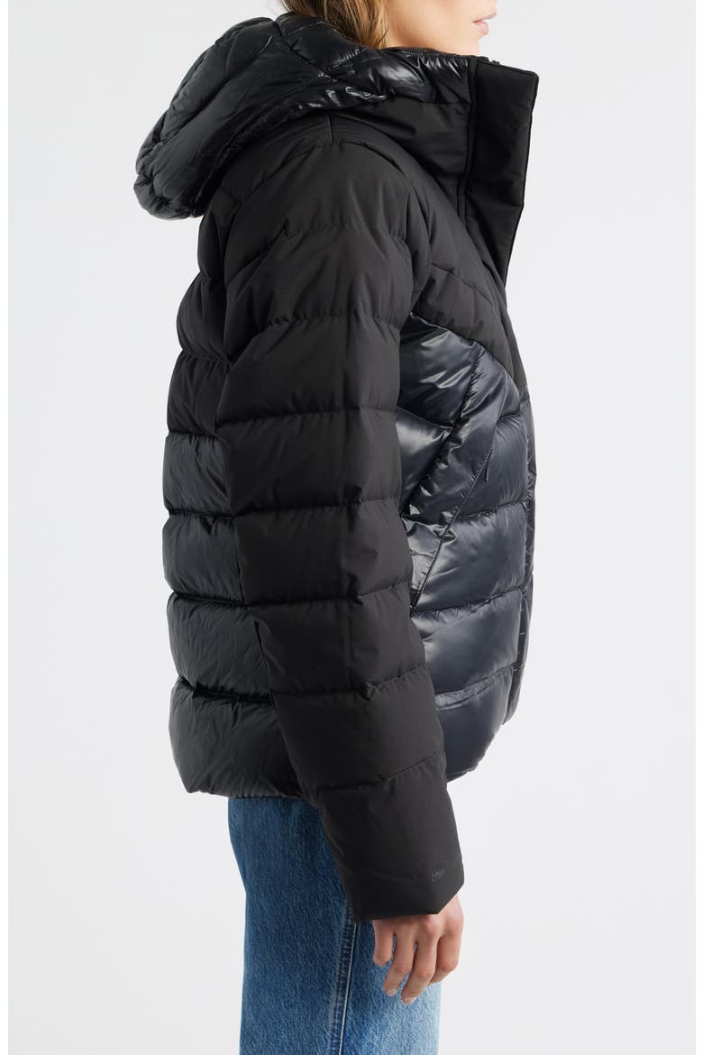 Winter Bliss 600 Fill Power Down Parka, Alternate, color, BLACK