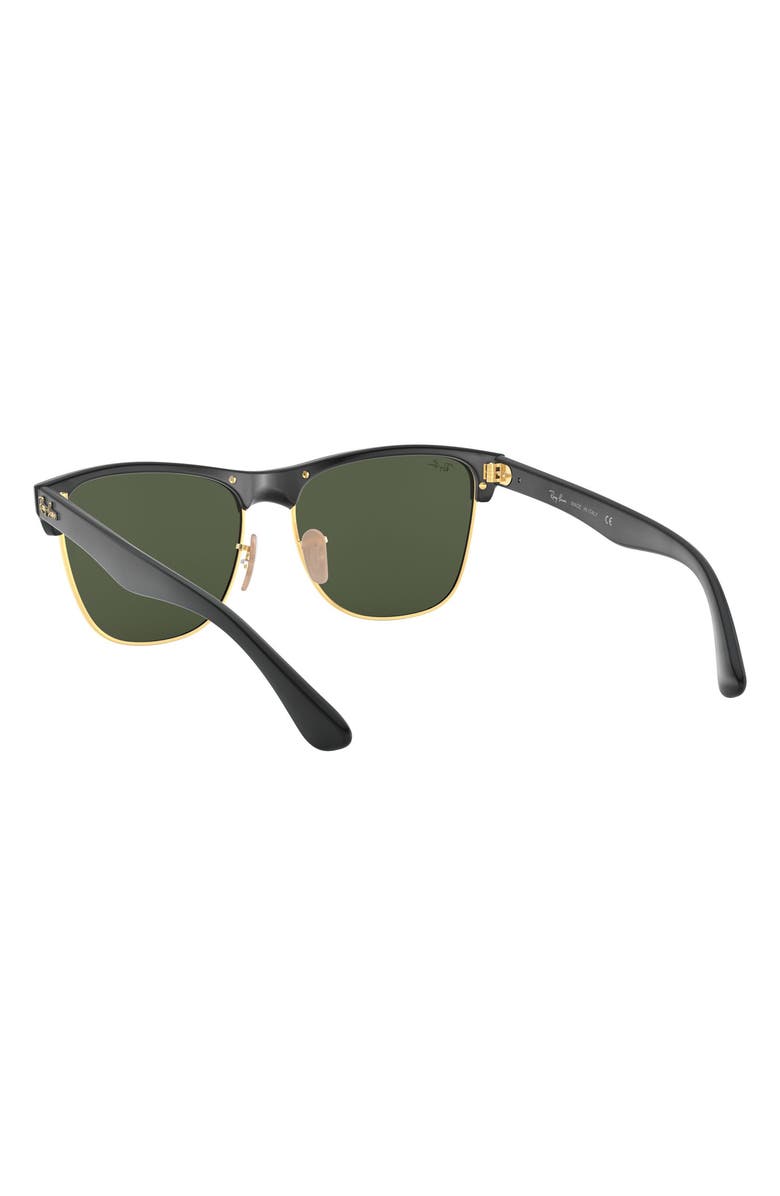 Ray-Ban Highstreet 57mm Sunglasses, Alternate, color, Demi Black/ Green Solid