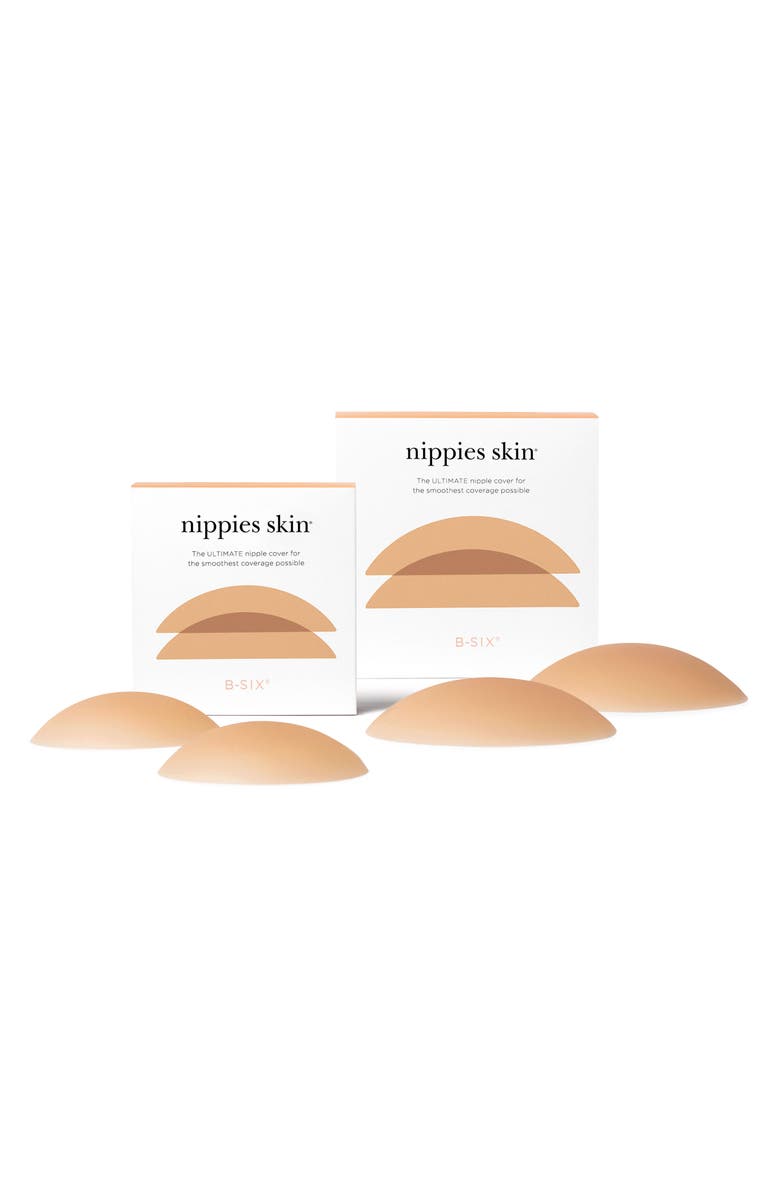 Nippies by Bristols Six Skin Reusable Adhesive Nipple Covers, Alternate, color, Caramel