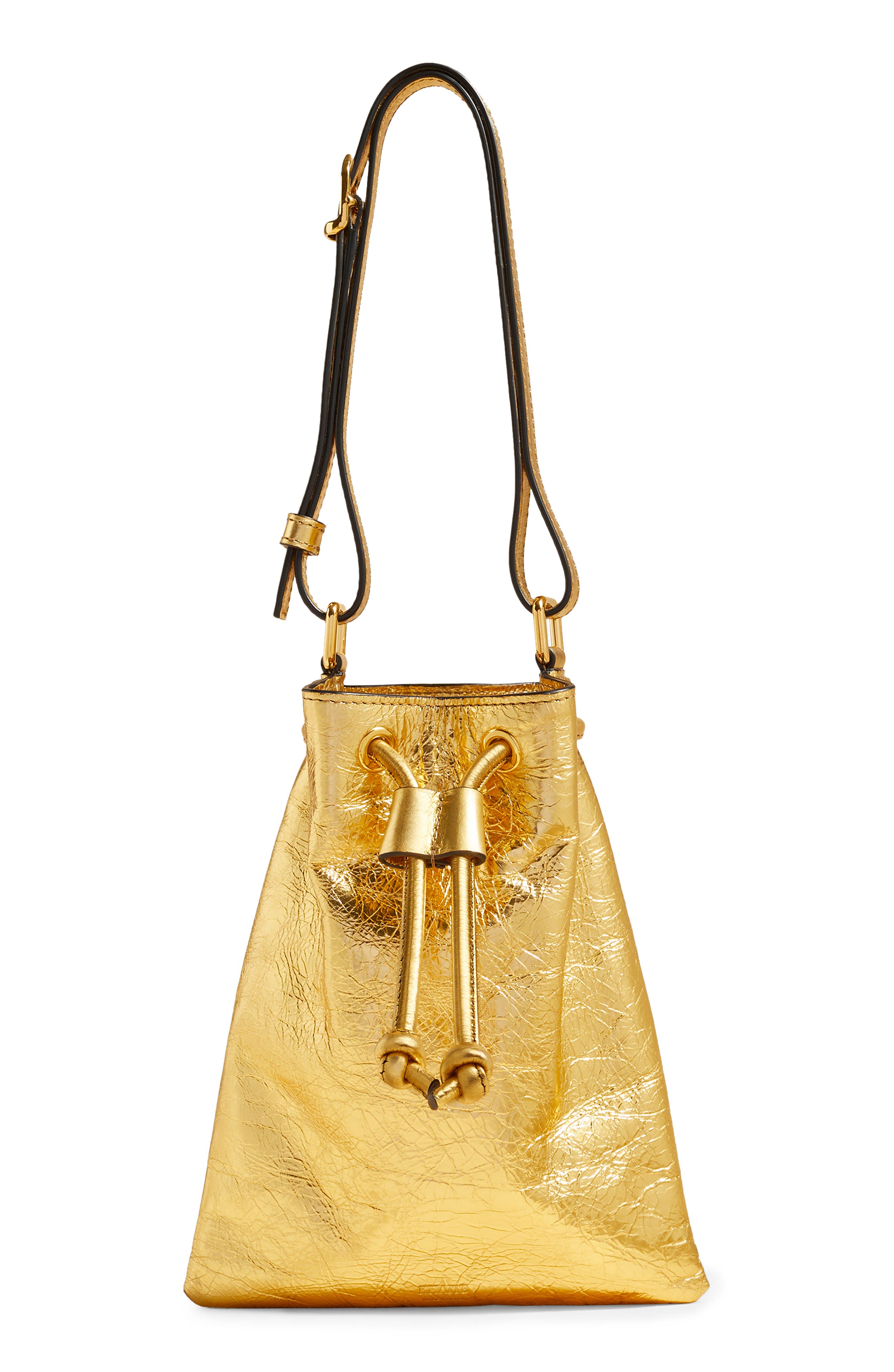 Khaite Small Greta Metallic Shoulder Bag, Main, color, 