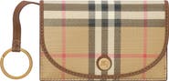Burberry Check Folding Card Case & Key Ring