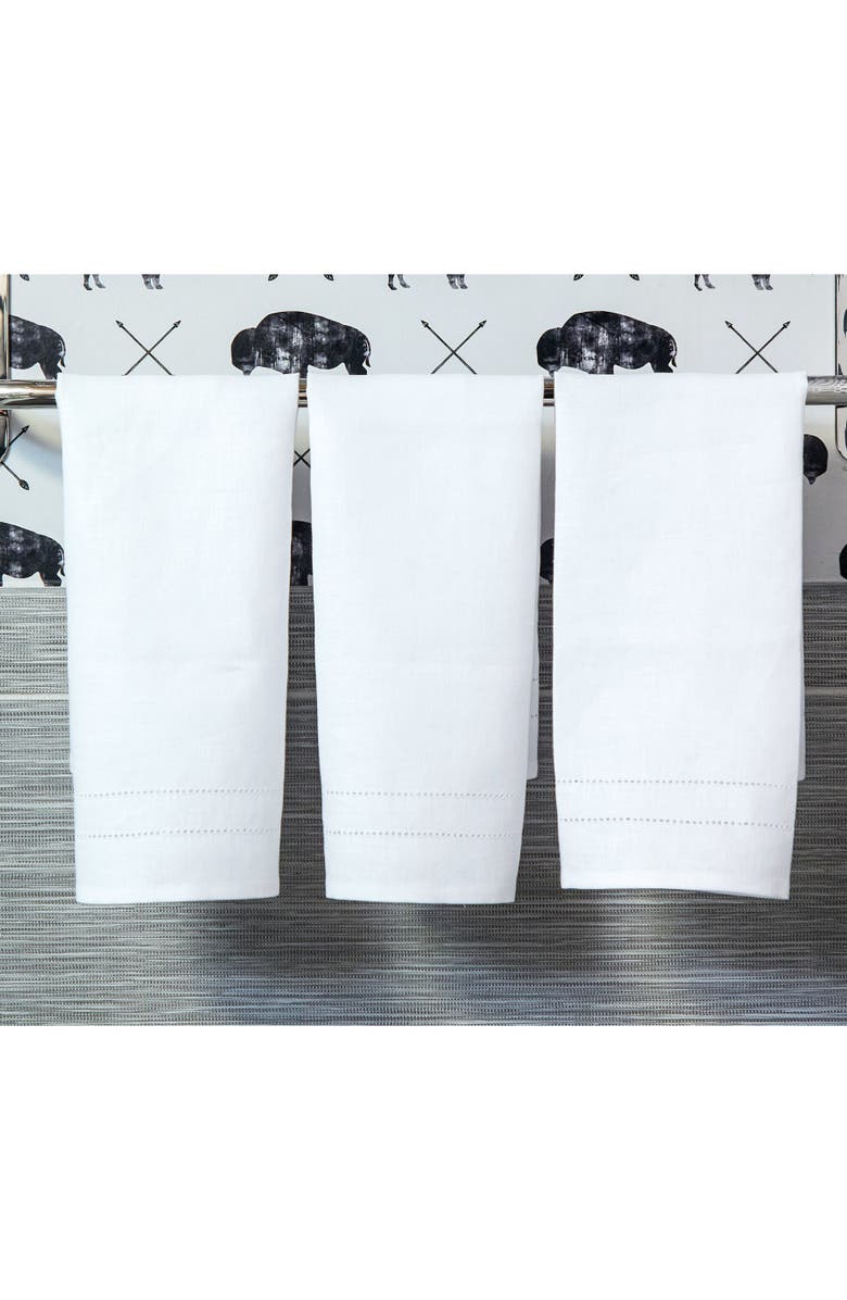 Solino Home Linen Hand Towels - Bath, Main, color, White