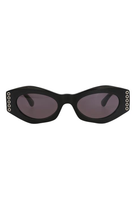 51mm Polarized Round Sunglasses