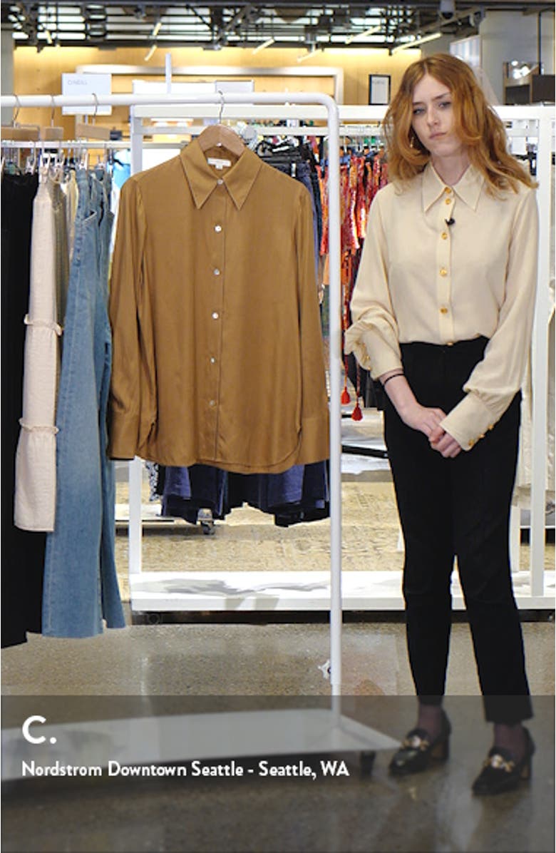 Silk Blend Tunic Blouse, sales video thumbnail