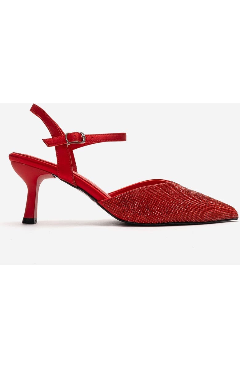 Prologue Shoes Nivora Stiletto Pump, Alternate, color, Red