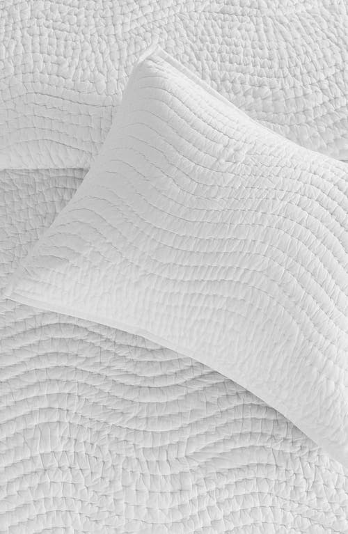 MELANGE HOME MELANGE HOME VOILE SOLID COTTON QUILT & SHAM SET