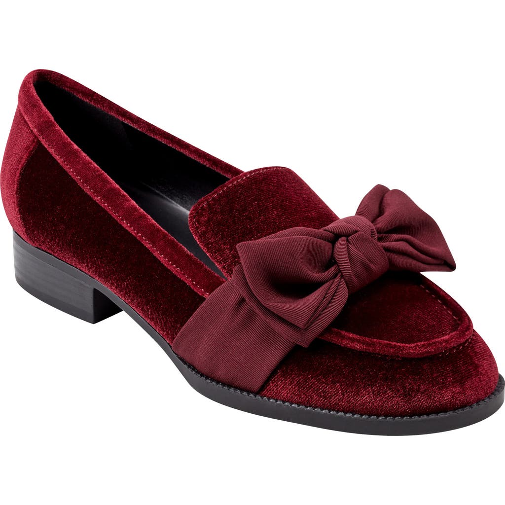 Bandolino Bow Loafer in Dark Red  product