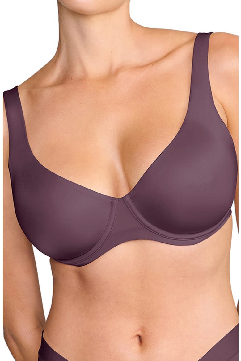 The Scoop Underwire Microfiber Bra, Main, color, COSMOS
