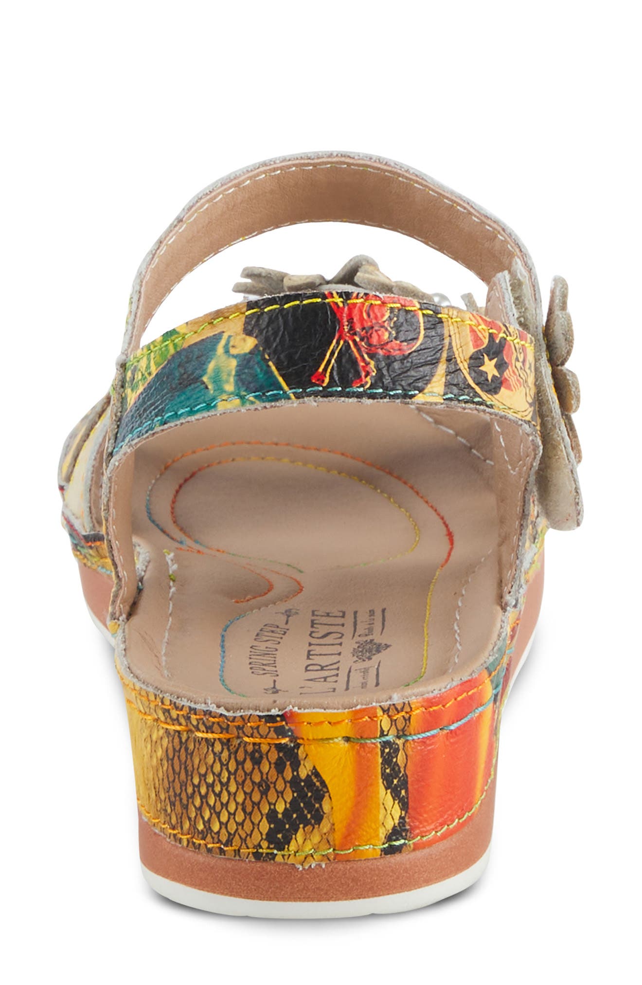 L'Artiste by Spring Step Charleen Wedge Sandal, Alternate, color, 