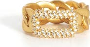 ZARUX Rectangular Cuban Ring