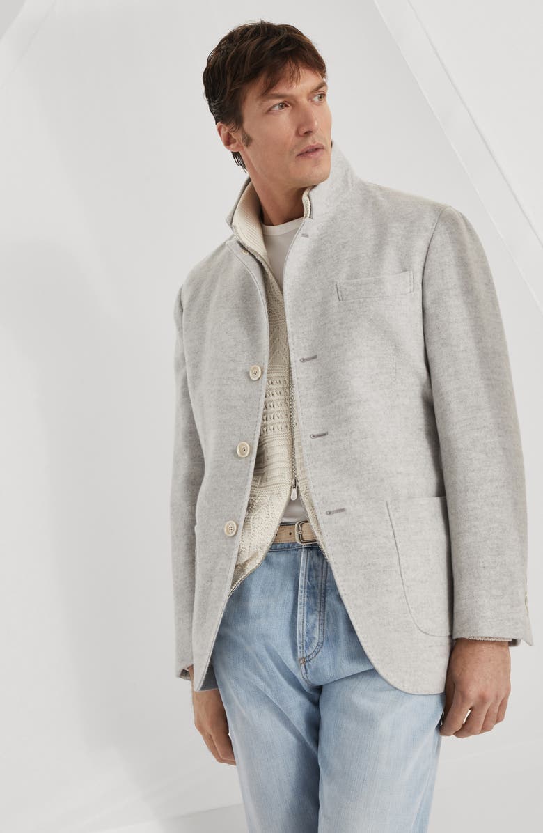 Brunello Cucinelli Blazer-style outerwear, Alternate, color,
