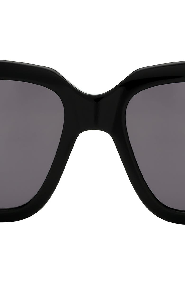 Illesteva Geno Sunglasses, Alternate, color, Black / Purple
