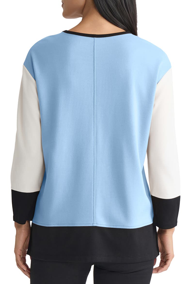 Colorblock Tunic, Alternate, color, CHINTZ BLUE MULTI